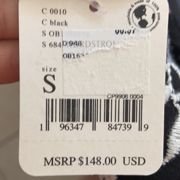 (NWT) Free People Weila floral embroidered shorts romper - Picture 9 of 9